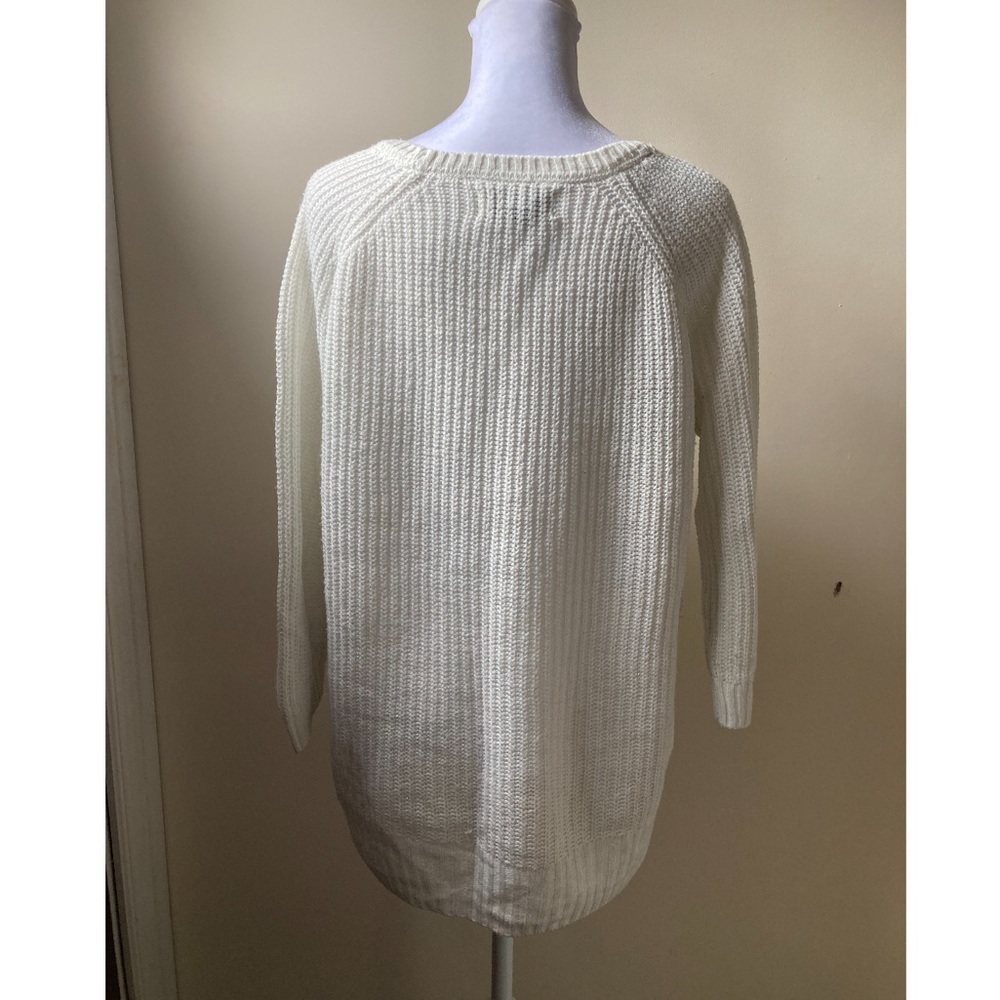 Sonoma 3/4 sleeve white sweater size Small - Picture 3 of 6